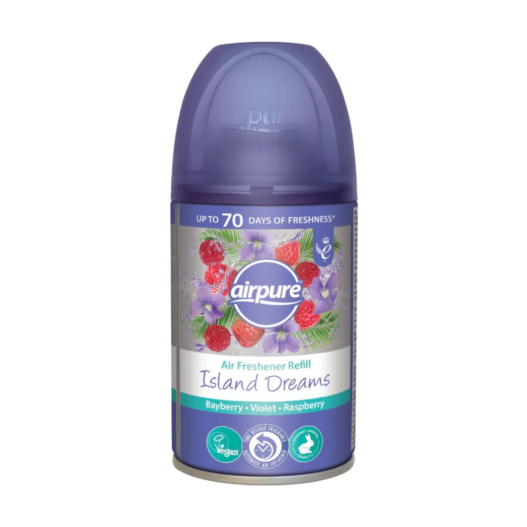 Airpure Refill in Different Scents Long-lasting Spray 250ml Scent Options Airpure Refill in Different Scents Long-lasting Spray 250ml Scent Options